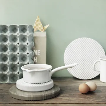 Base para copos Groove mármore  - branco pequeno - Muuto