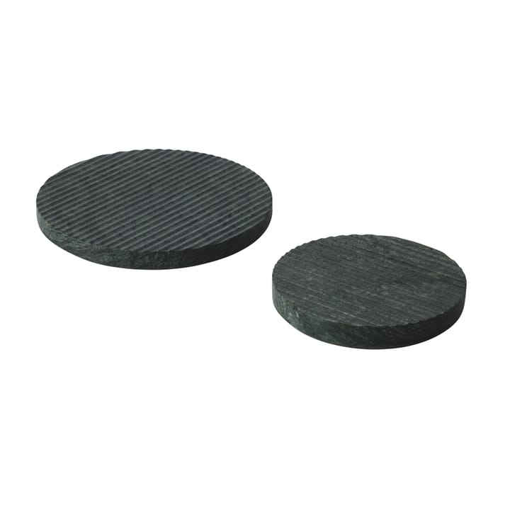 Base para copos Groove mármore , verde pequeno Muuto