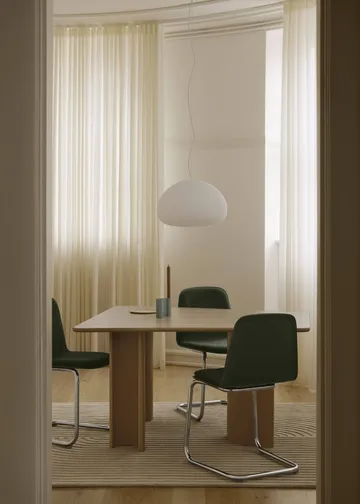 Brink Chair Cantilever Base cadeira - Preto - Muuto