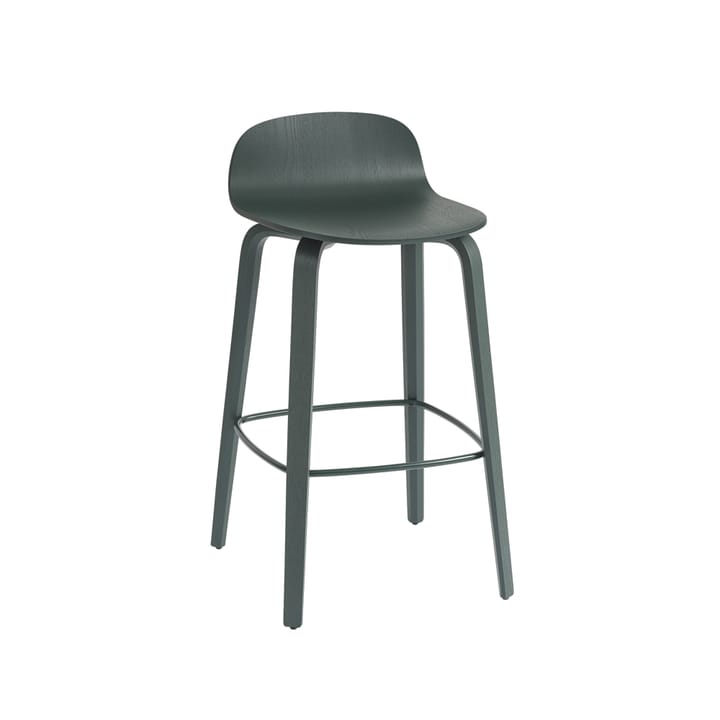 Cadeira bar Visu 65 cm - verde escuro-verde escuro - Muuto