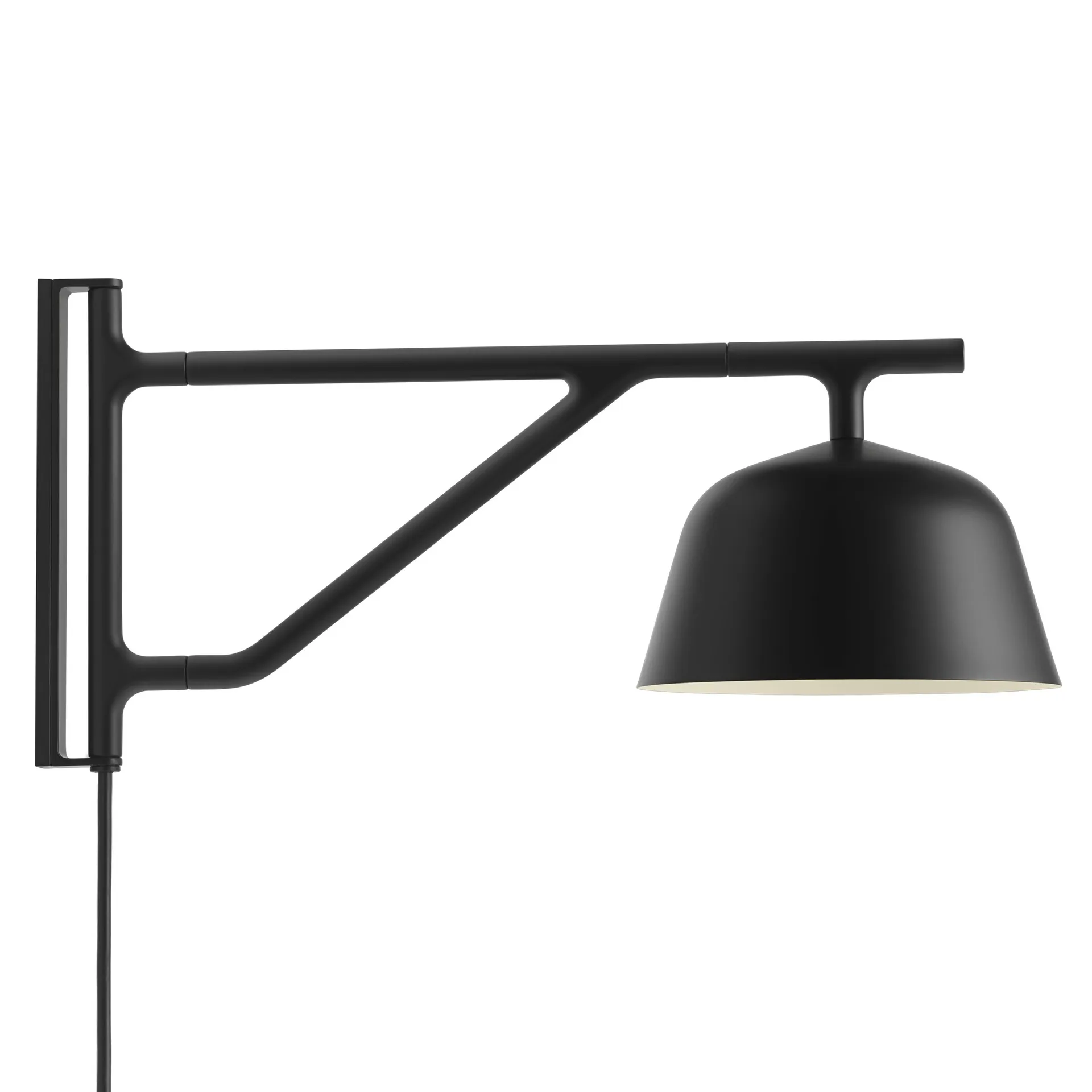 Candeeiro de parede Ambit, preto Muuto