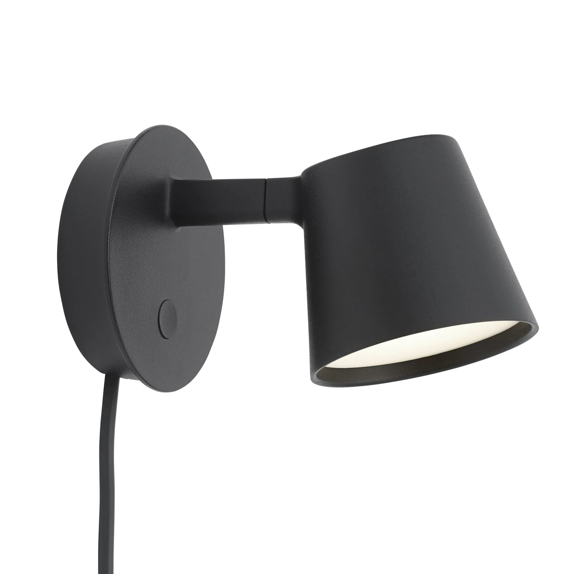 Candeeiro de parede Tip, preto Muuto