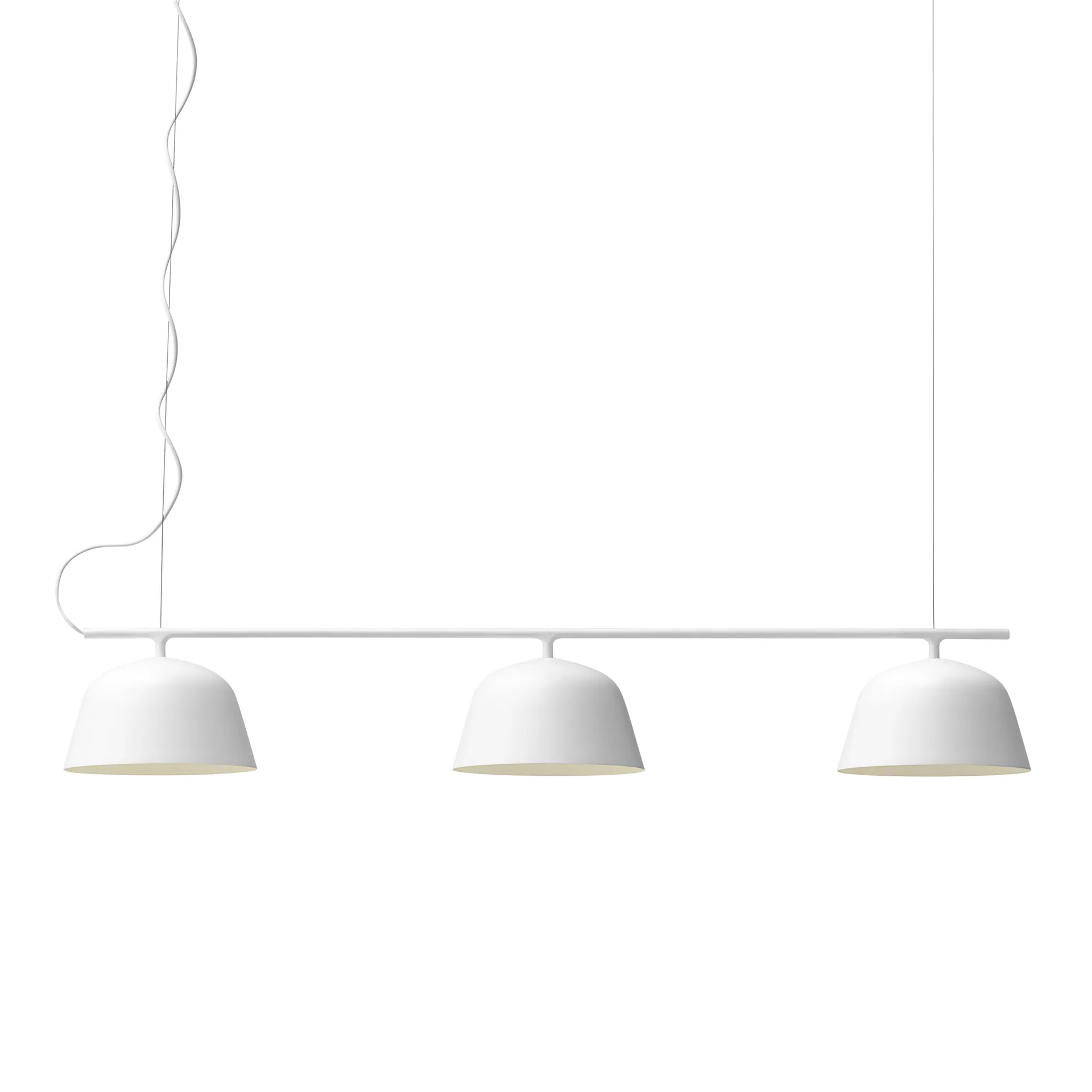 Candeeiro de teto Ambit Rail, branco Muuto