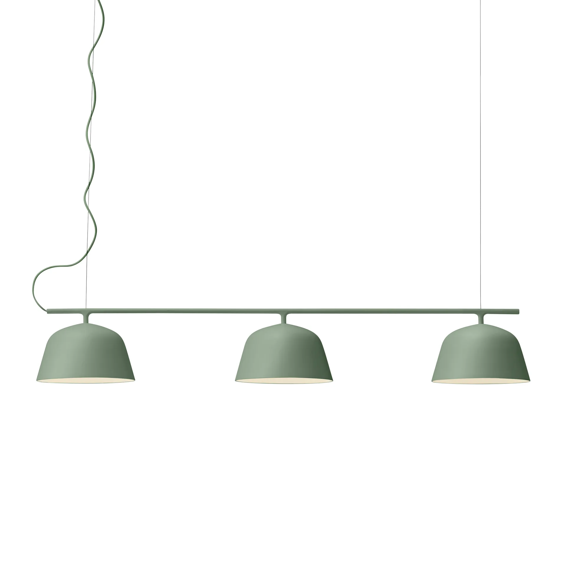Candeeiro de teto Ambit Rail, Dusty green Muuto