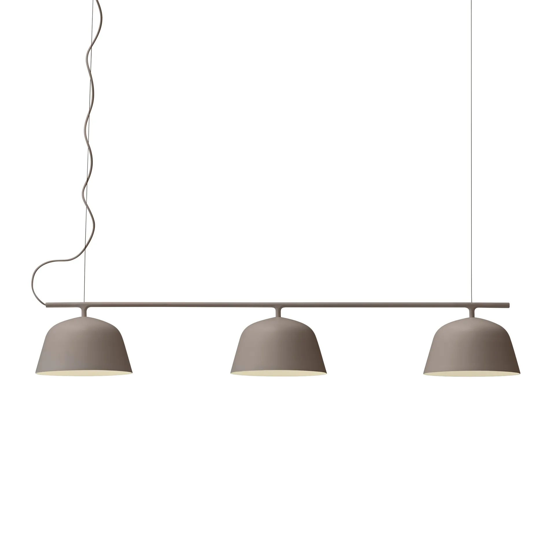 Candeeiro de teto Ambit Rail, Taupe Muuto