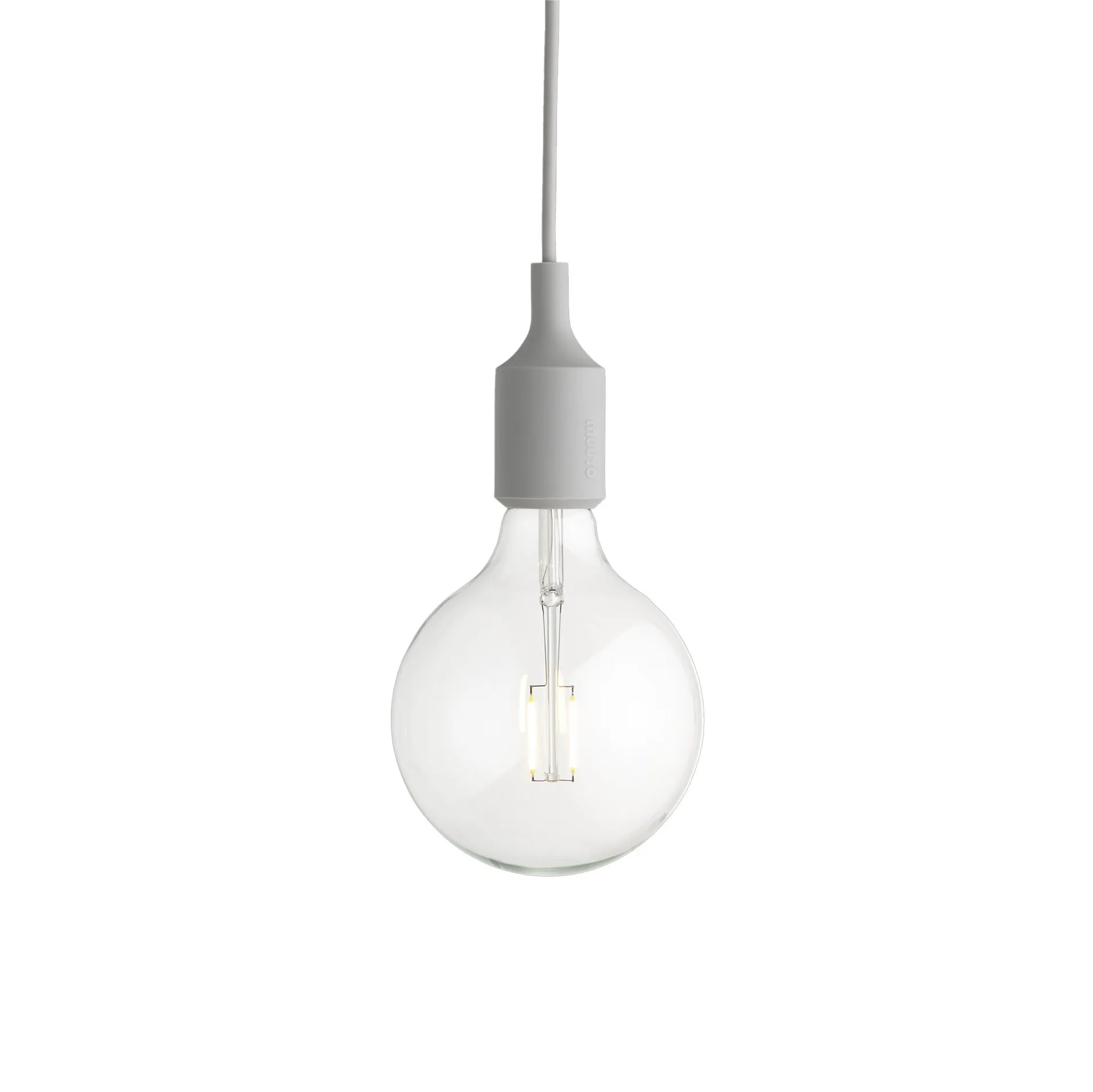 Candeeiro suspenso E 27, light grey Muuto
