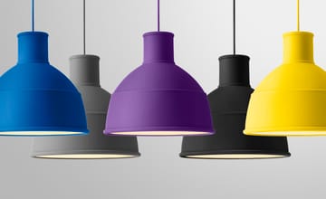 Candeeiro suspenso Unfold - preto - Muuto