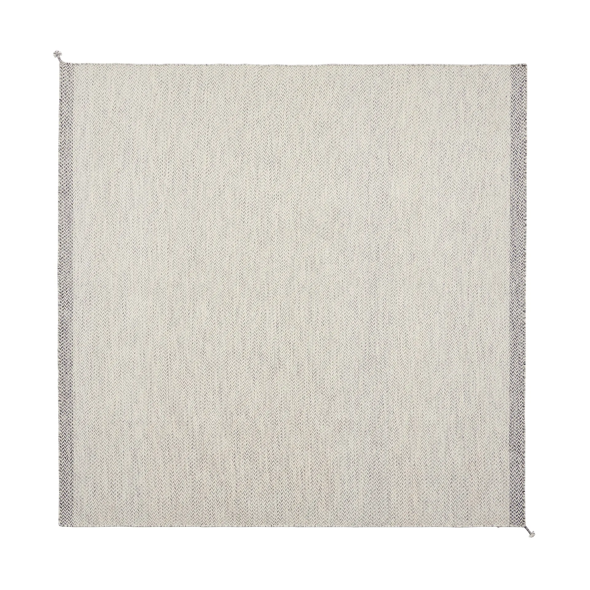 Carpete de lã Ply 240x240 cm, Off-white Muuto