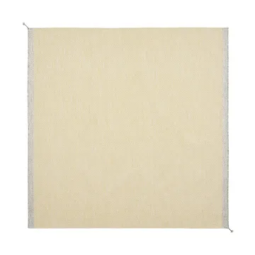 Carpete de lã Ply 240x240 cm - Yellow - Muuto