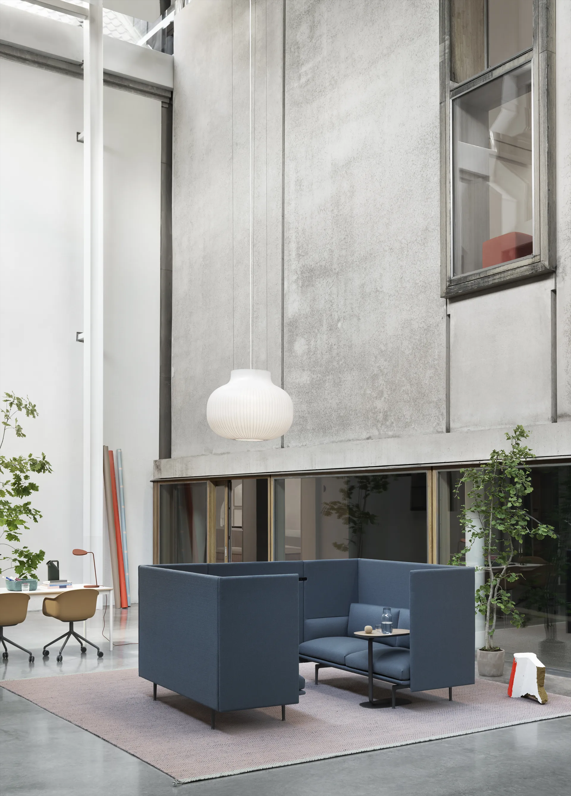 Carpete de lã Ply 270x360 cm, Light Rose Muuto