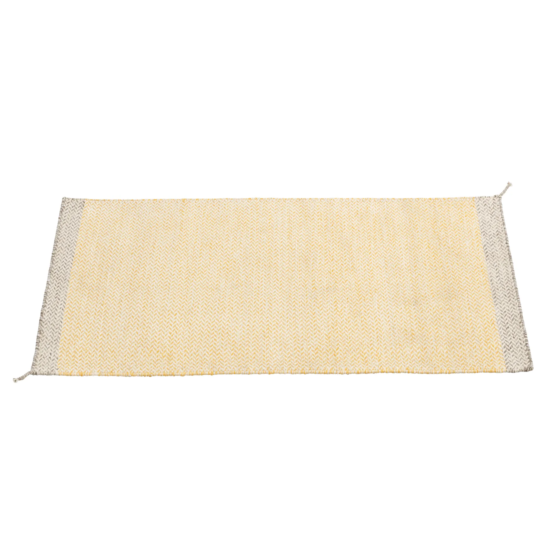 Carpete de lã Ply 85x140 cm, amarelo Muuto