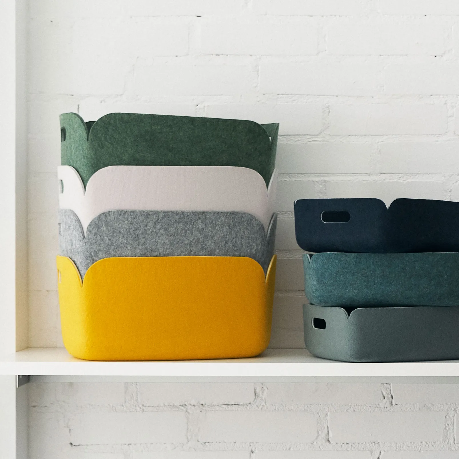Cesto de arrumação Restore, amarelo Muuto