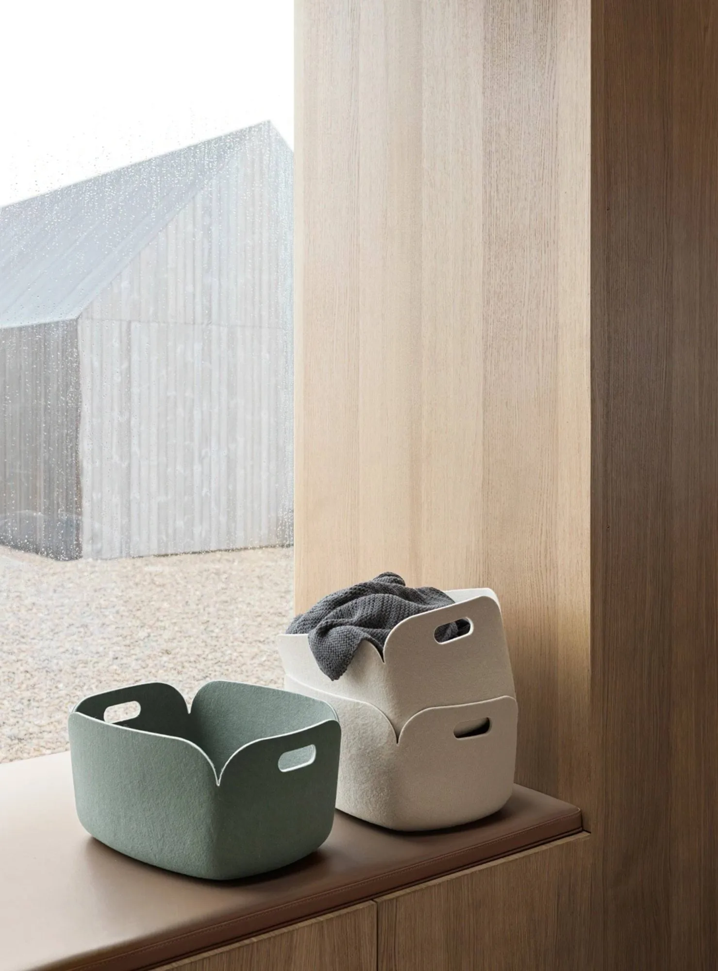Cesto de arrumação Restore, areia Muuto