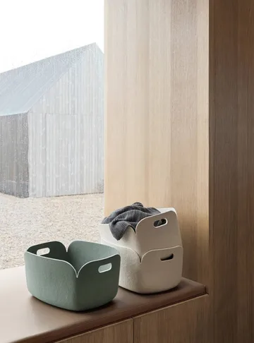 Cesto de arrumação Restore - areia - Muuto