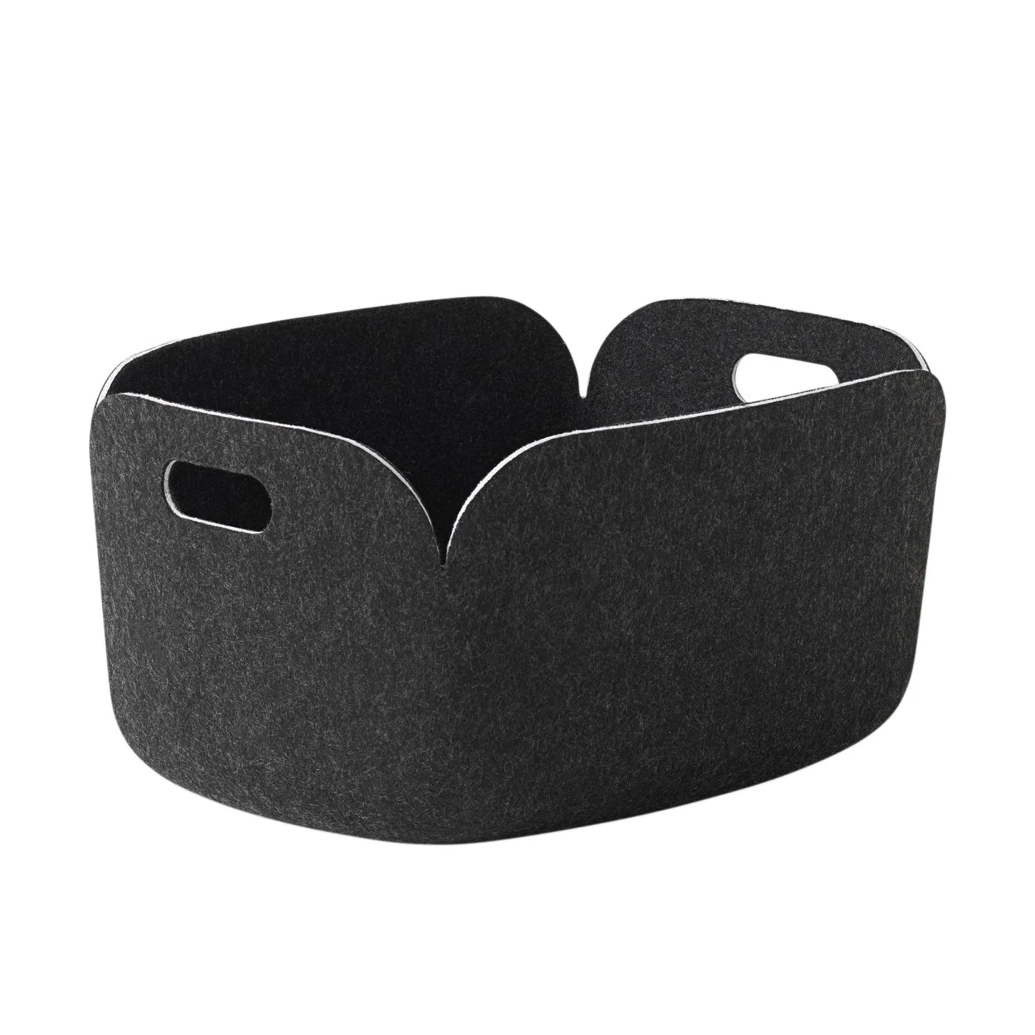 Cesto de arrumação Restore, black melange (preto) Muuto