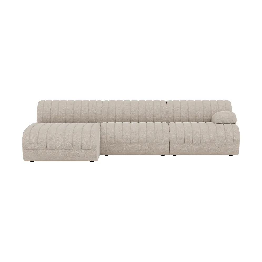 Coltre sofá modular, Configuração 3, turf-sand, 3 lugares Muuto