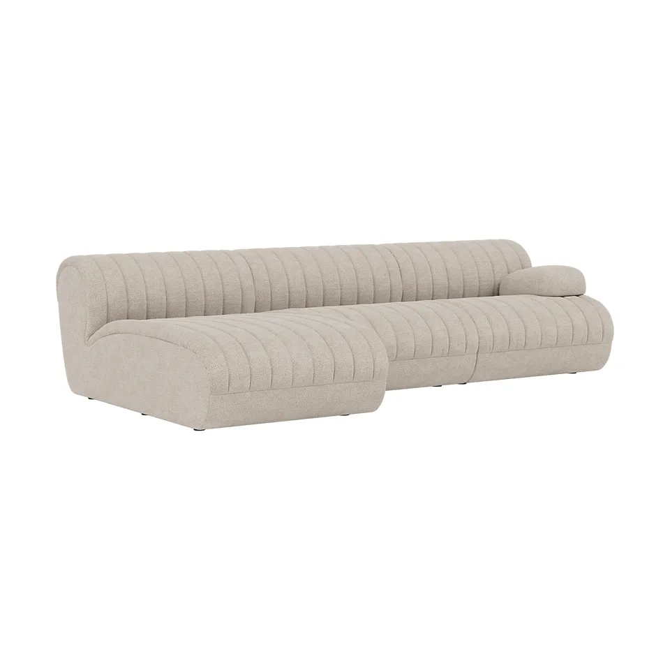 Coltre sofá modular, Configuração 3, turf-sand, 3 lugares Muuto