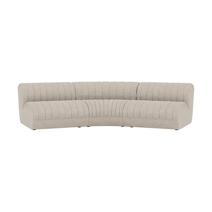 Coltre sofá modular - Configuração 4, turf-sand, 3 lugares - Muuto