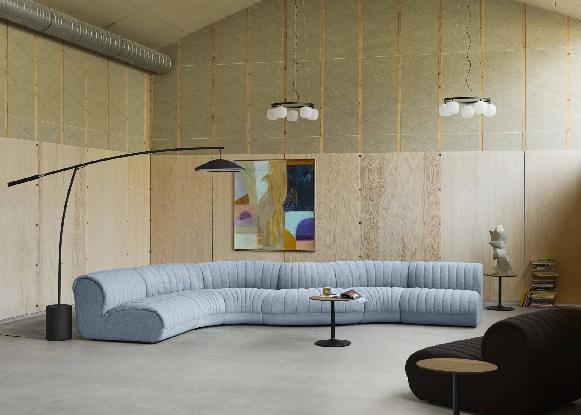 Coltre sofá modular, Configuração 4, turf-sand, 3 lugares Muuto