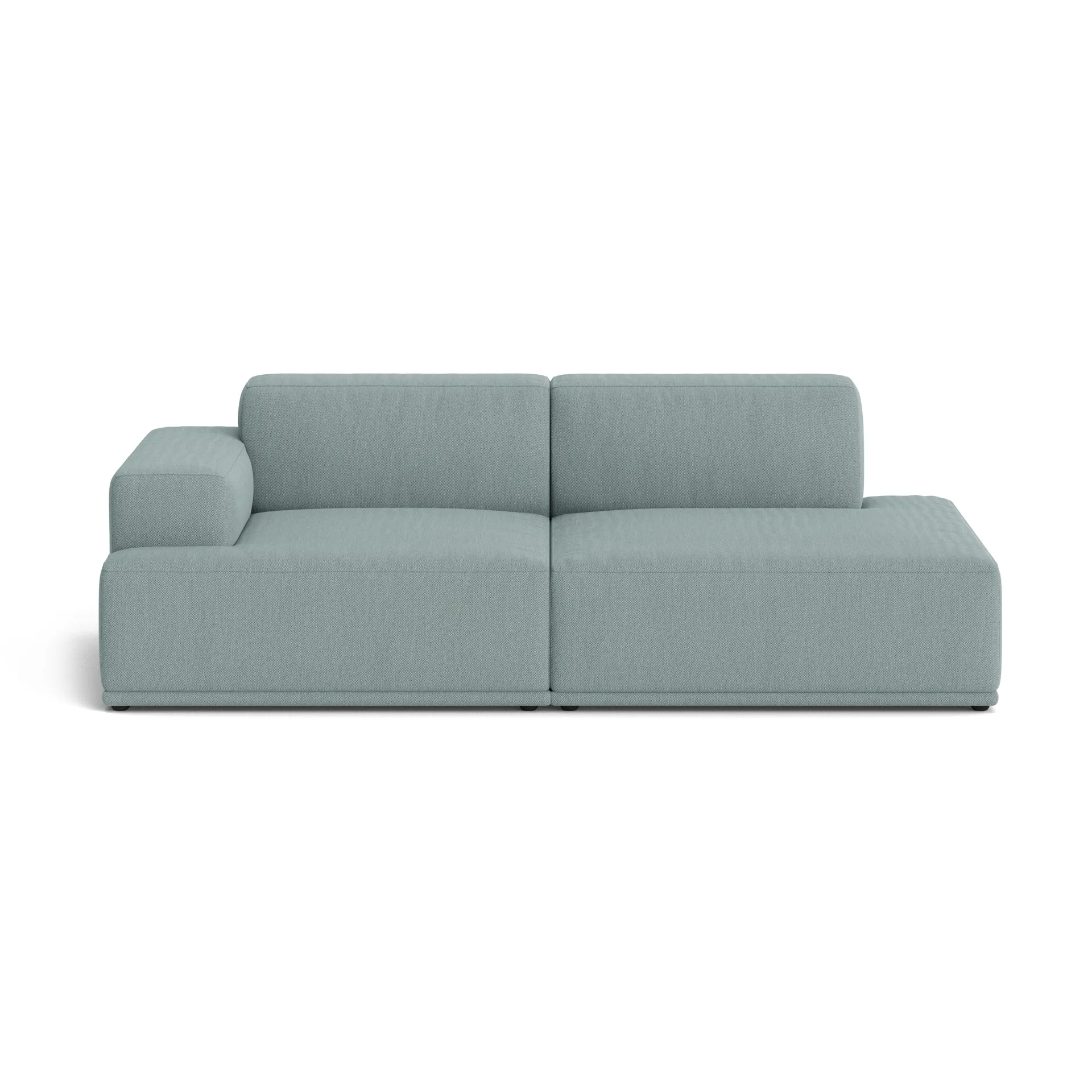 Connect Soft sofá modular de 2 assentos A+D rewool 718 Muuto