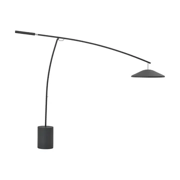 Contra candeeiro de pé - Anthracite black-concrete, 188 cm - Muuto