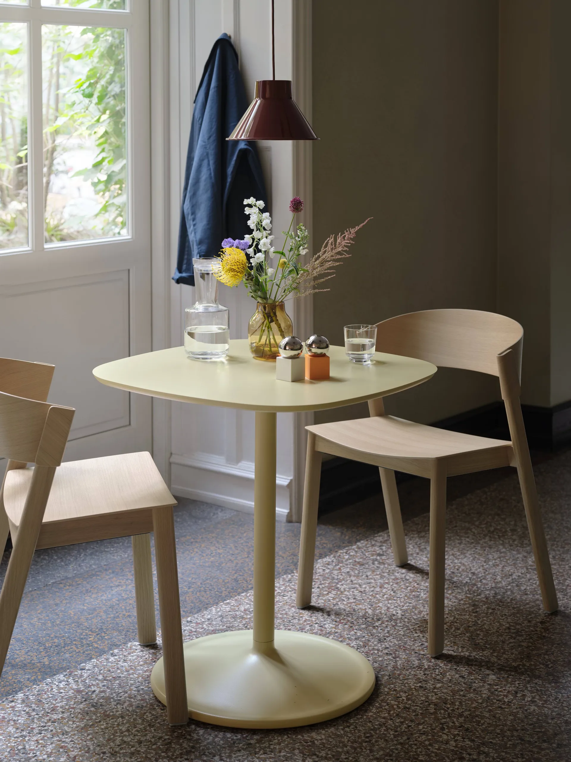 Cover Side Chair leather, Carvalho-conhaque Muuto