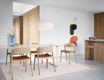 Cover Side Chair leather - Carvalho-conhaque - Muuto