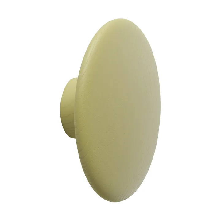 Dots Wood gancho de parede - Light olive, Ø13 cm - Muuto