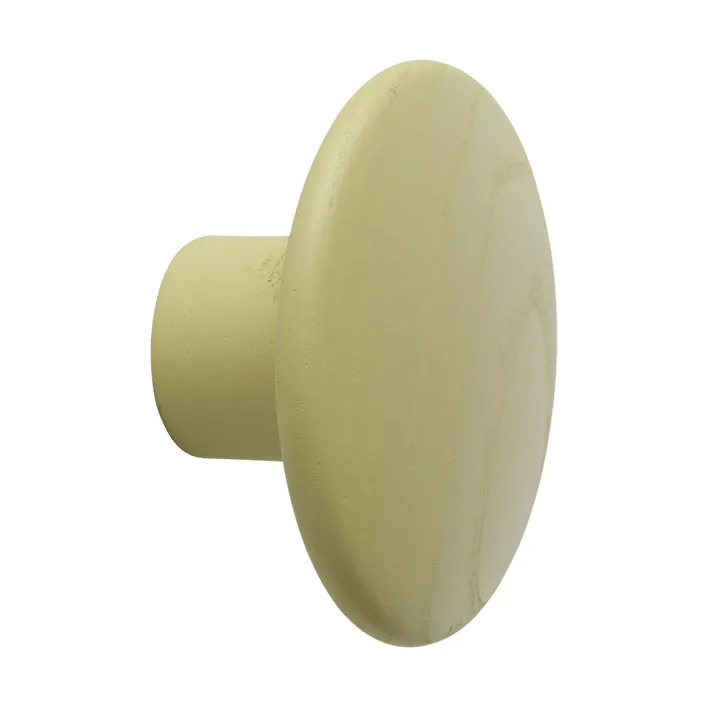 Dots Wood gancho de parede, Light olive, Ø6,5 cm Muuto