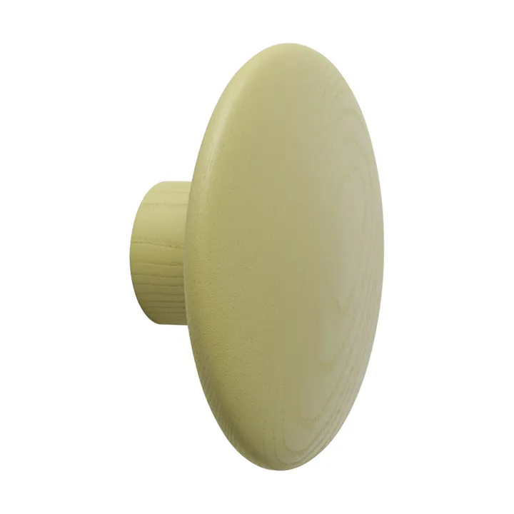 Dots Wood gancho de parede - Light olive, Ø9 cm - Muuto