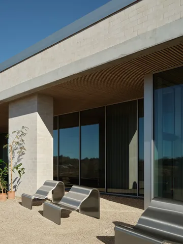 Dream View banco - Aço escovado, 100 cm - Muuto