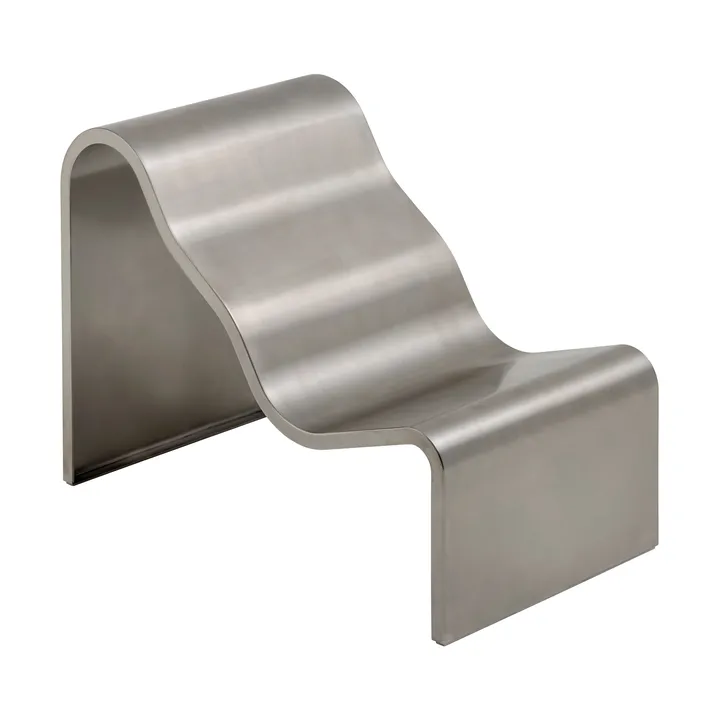 Dream View banco - Aço escovado, 60 cm - Muuto