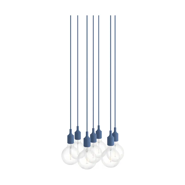 E27 Pendant Cluster 7 candeeiro pendente - Azul-pálido - Muuto