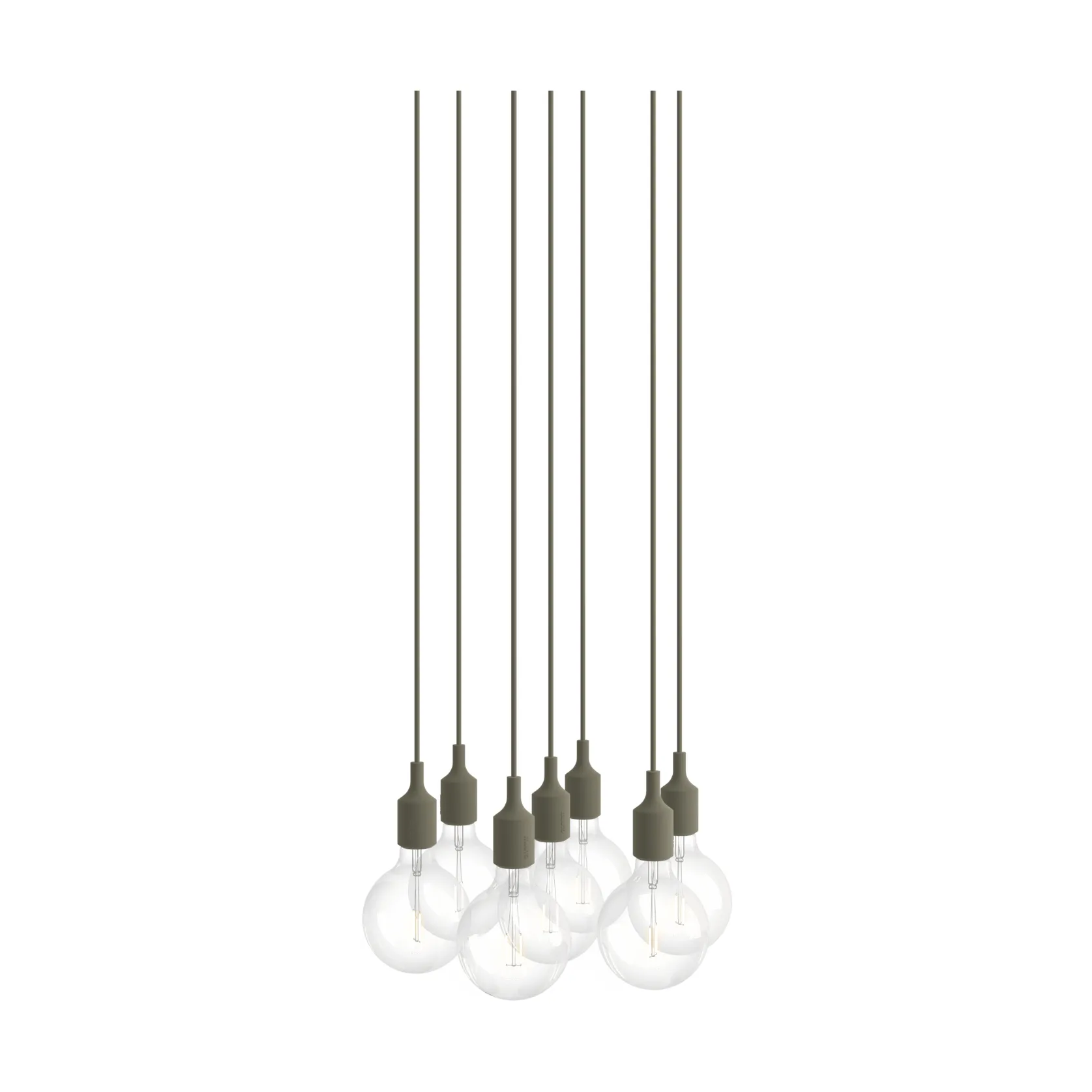 E27 Pendant Cluster 7 candeeiro pendente, Oliva Muuto