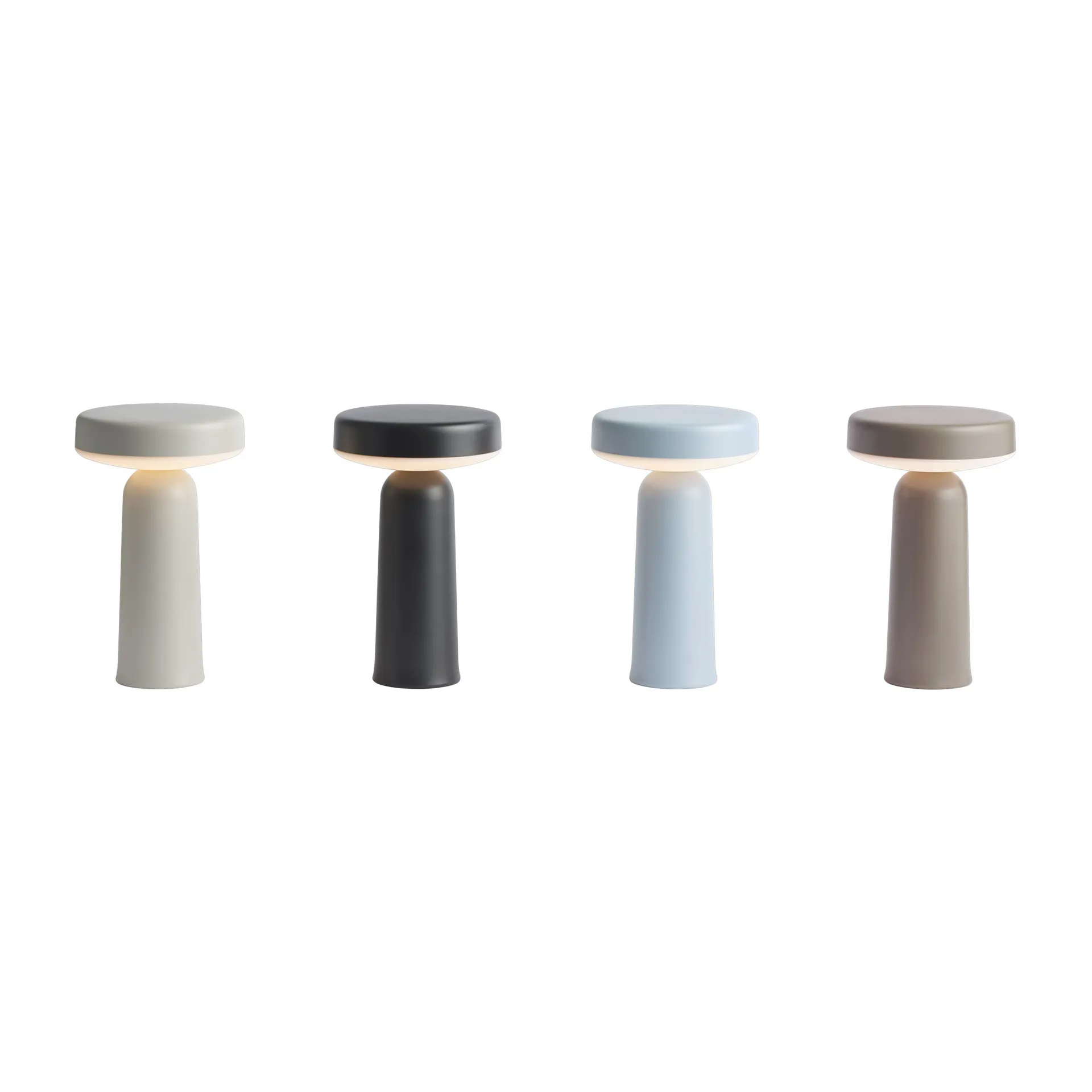 Ease candeeiro de mesa portátil 21.5 cm, Azul claro Muuto