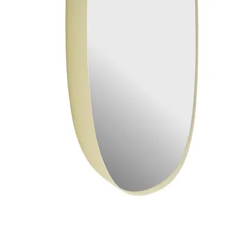 Espelho Framed - Amarelo claro-transparente, 150x50 cm - Muuto