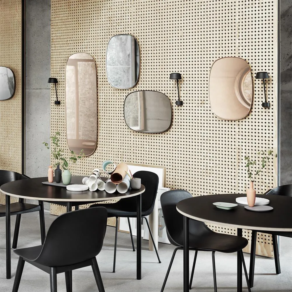 Espelho Framed, taupe, 59x44 cm Muuto