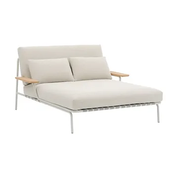 Espreguiçadeira Settle - Laze 1-grey, com apoio de braços - Muuto