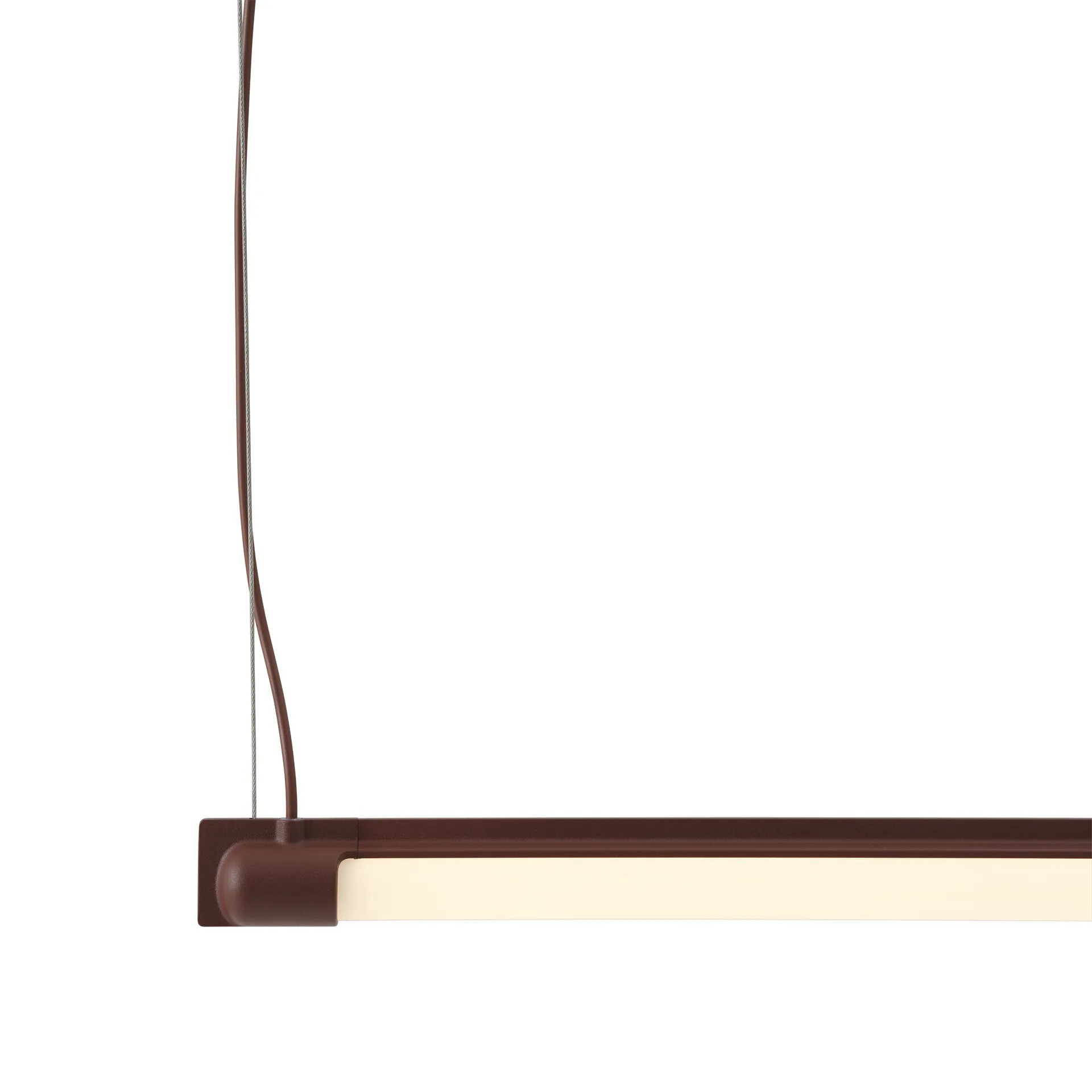 Fine Suspension Lamp 120 cm, Deep Red Muuto