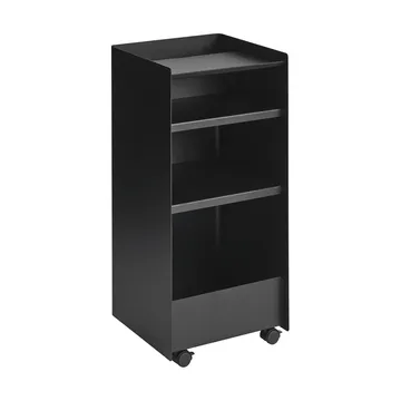 Folded Trolley carrinho aberto - Black, 37,4x38,7x37,2 cm - Muuto