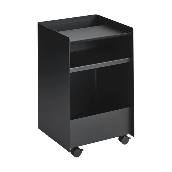 Folded Trolley carrinho aberto - Black, 37,4x61,5x37,2 cm - Muuto