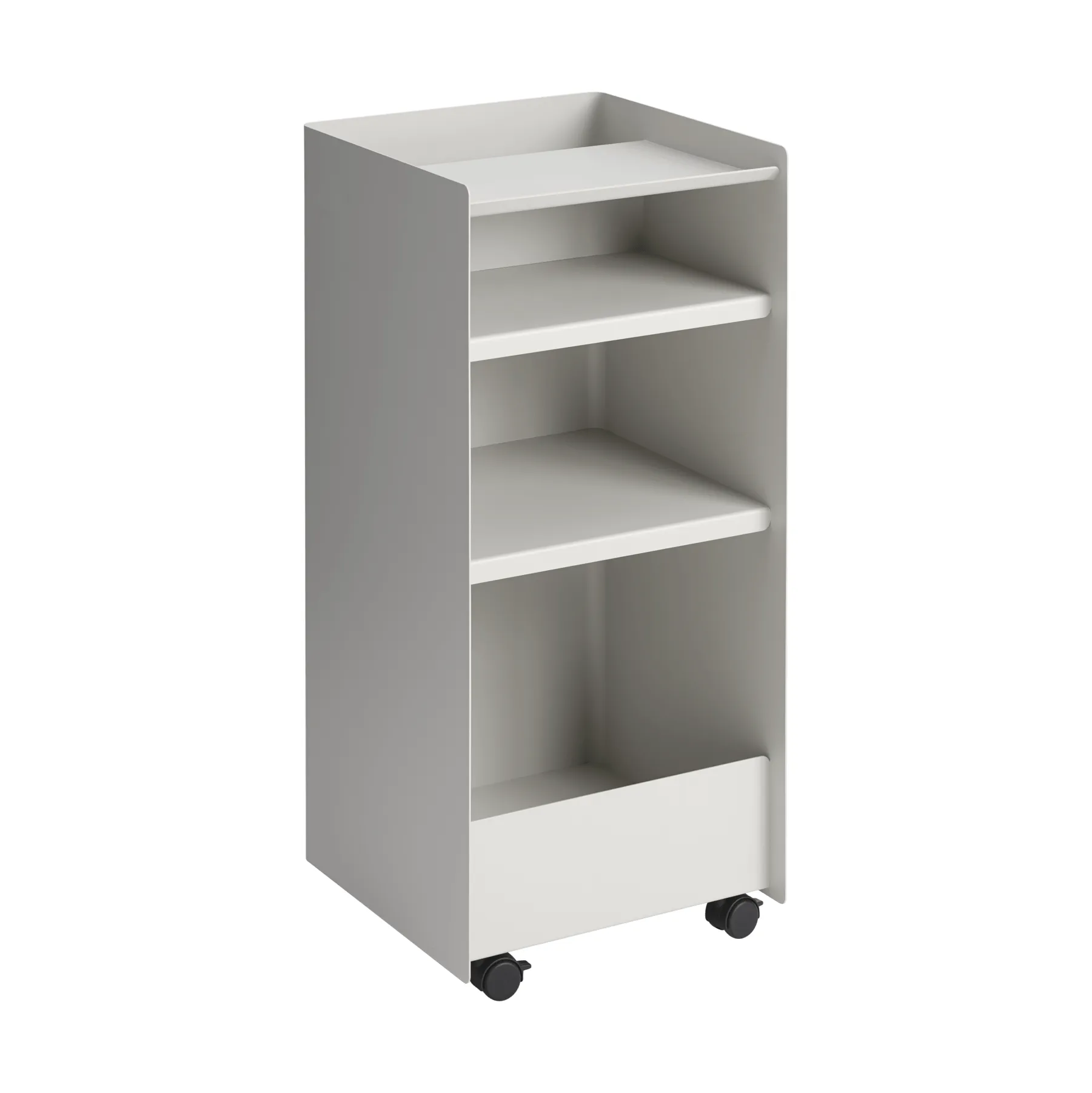 Folded Trolley carrinho aberto, Grey, 37,4x38,7x37,2 cm Muuto