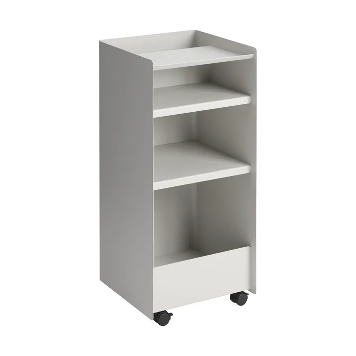 Folded Trolley carrinho aberto - Grey, 37,4x38,7x37,2 cm - Muuto