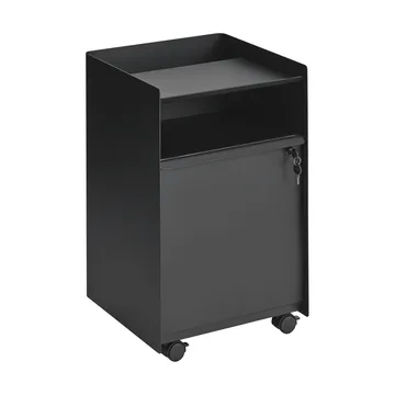 Folded Trolley carrinho com armário - Black - Muuto