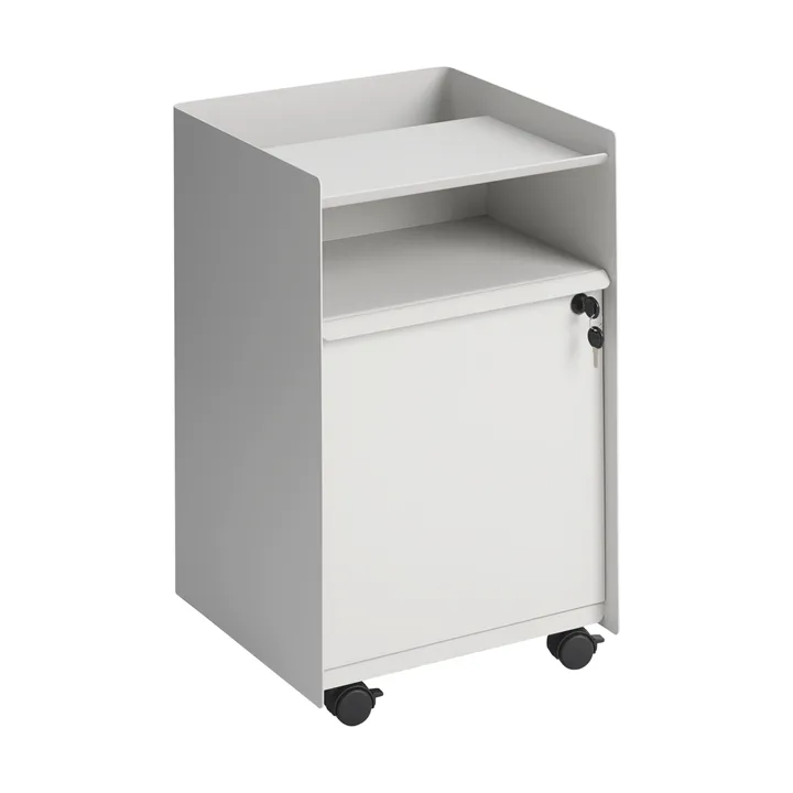 Folded Trolley carrinho com armário - Grey - Muuto