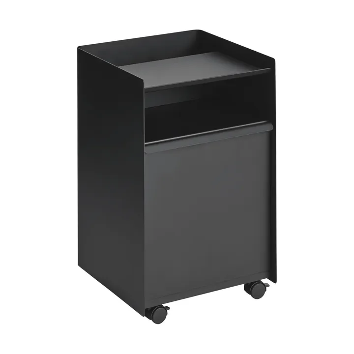 Folded Trolley carrinho com gaveta - Black - Muuto