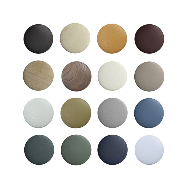 Gancho de madeira azul claro Dots, Ø9 cm Muuto