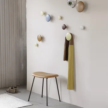 Gancho para roupa branco The Dots - XS - Muuto