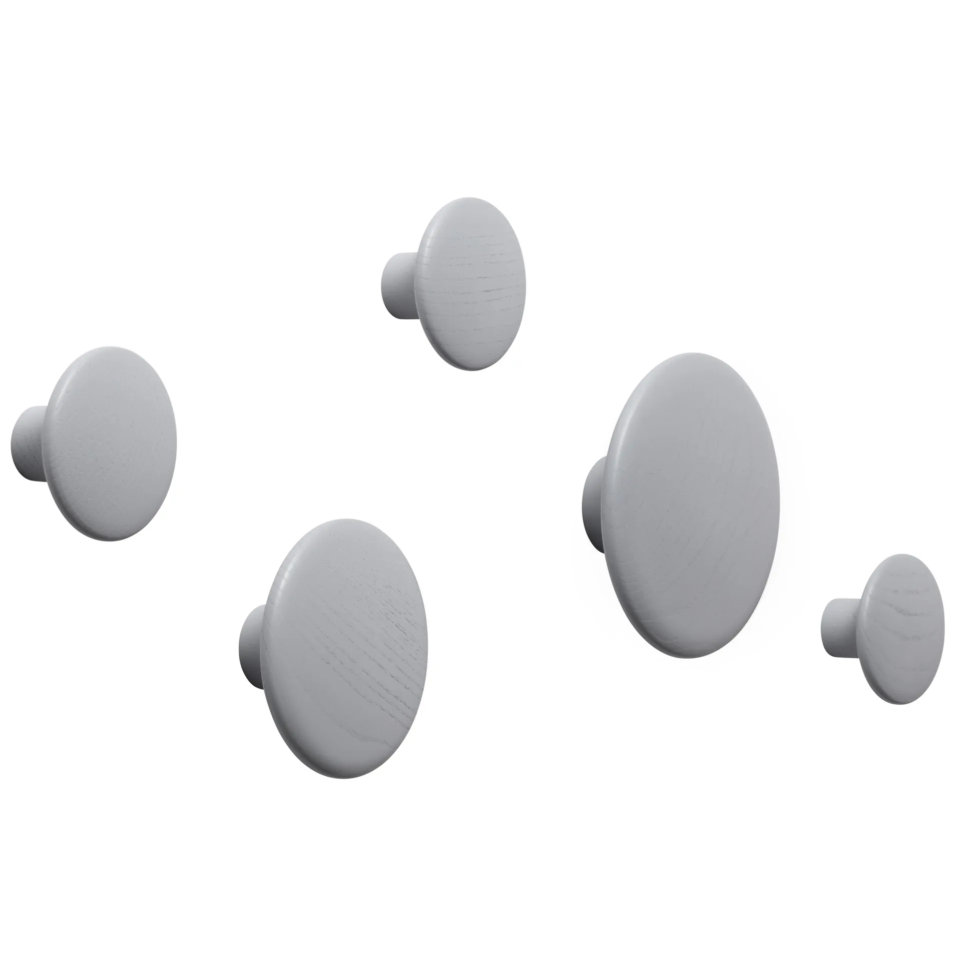 Gancho para roupa cinza The Dots, médio Muuto