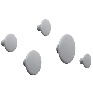 Gancho para roupa cinza The Dots - médio - Muuto
